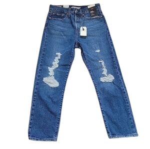 Levi's Blue High Waist Wedgie Straight Jeans‎ Size 27